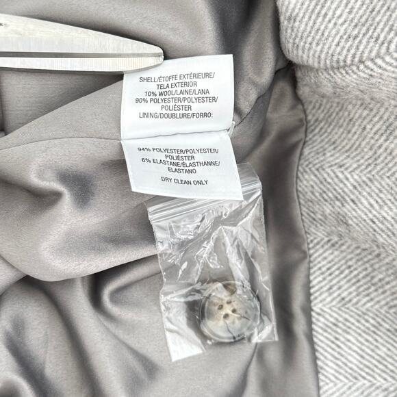 NWT Favorite Daughter THE NICO BOMBER Size XXL in Grey Wool Blend - Picture 13 of 13